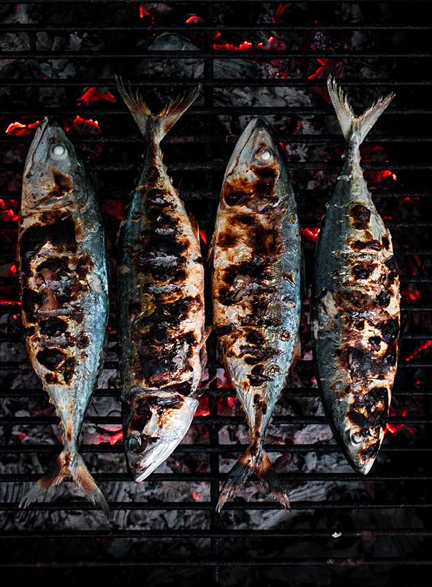 Poisson grillé avec un Bandol rosé